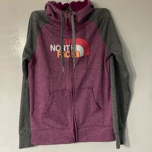 The north face fill zip up hoodie
